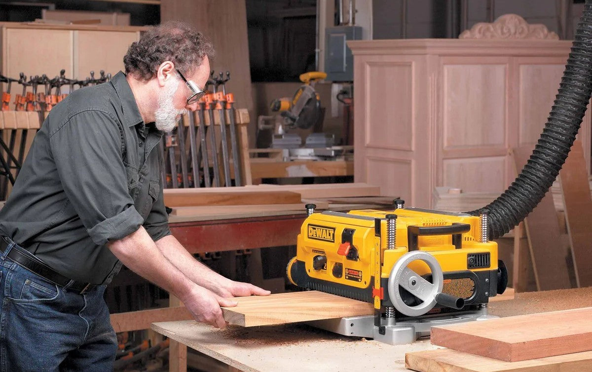 DeWalt DW735 Heavy-Duty 13" Three Knife, Two Speed Thickness Planer