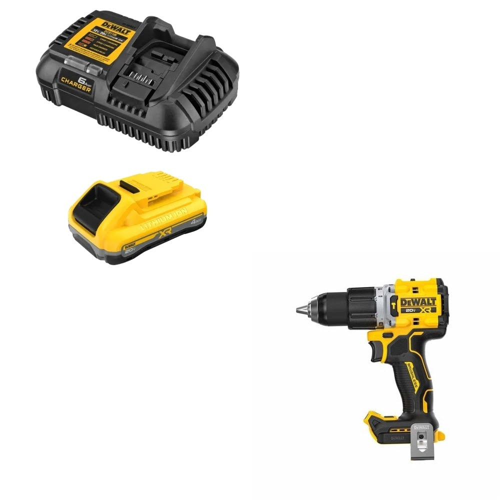 DeWalt DCB2104C Battery/Charger Kit W/ FREE DCD806B Hammer Drill