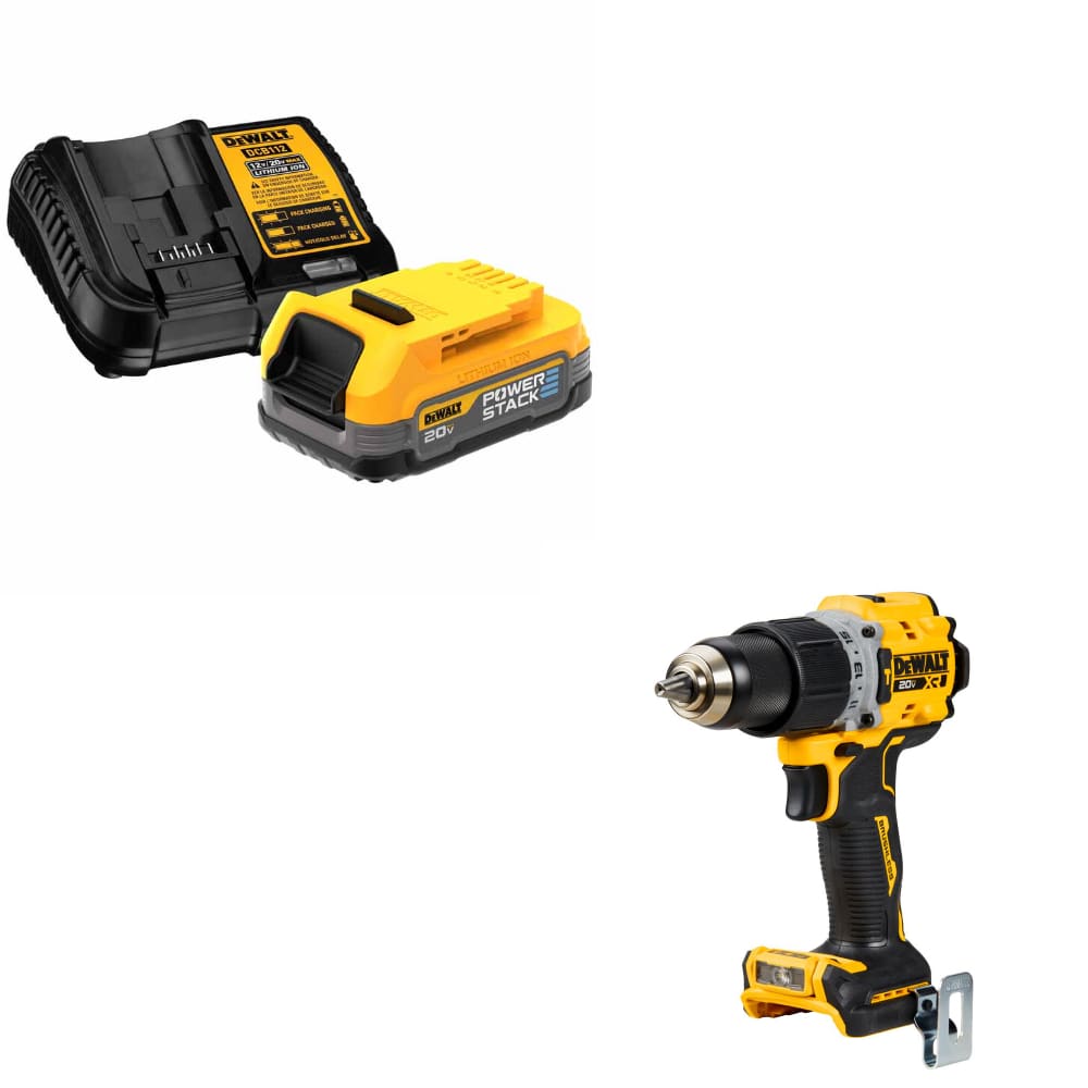 DeWalt DCBP034C 20V MAX Starter Kit w/ FREE DCD805B 20V Max Hammer Drill/Driver