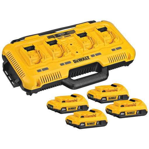 DeWalt DCB104D4 12V/20V/60V MAX 4-Port Lithium-Ion Battery Charger