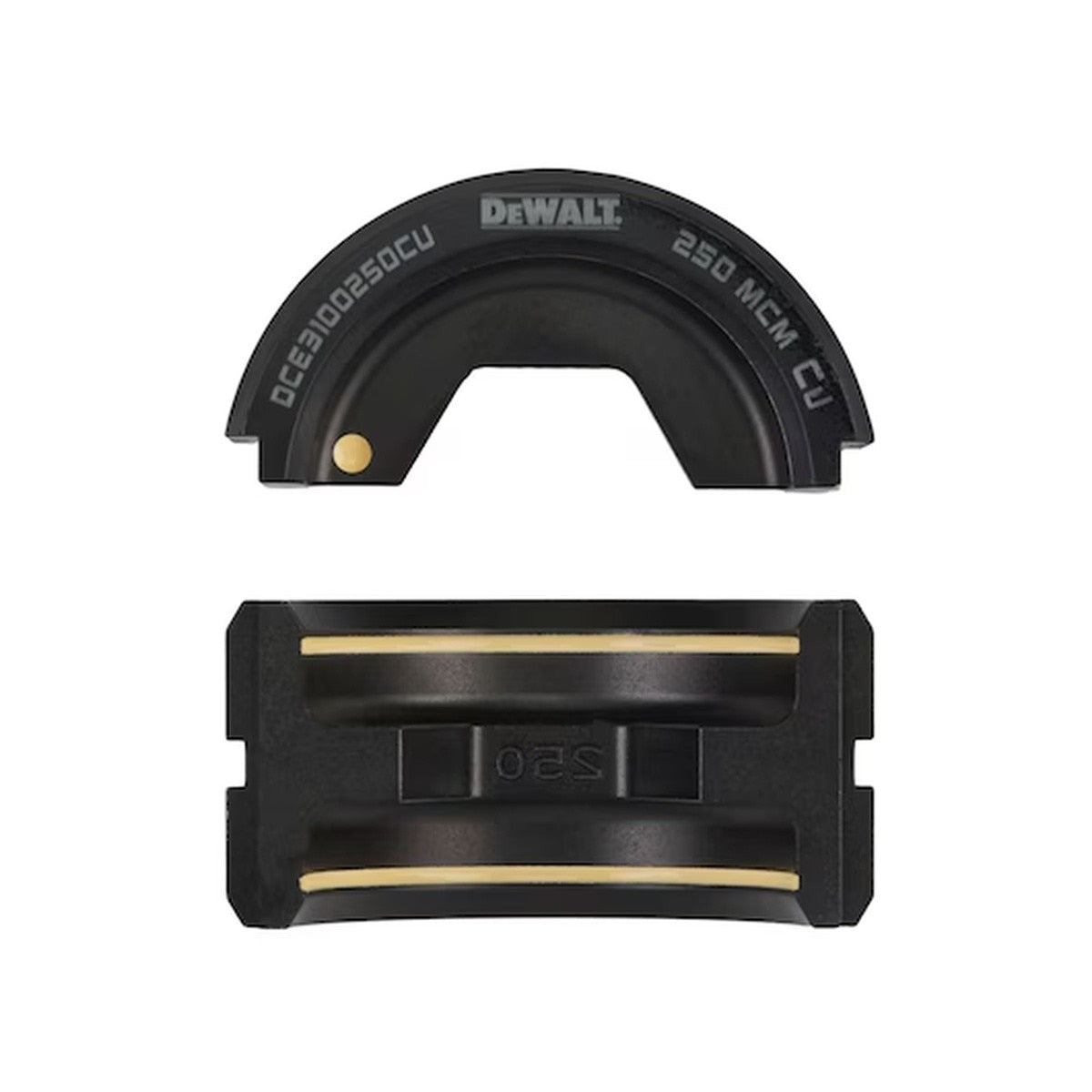 DeWalt DCE3100CK 8 to 600 MCM Copper U Die Kit for Compact Crimper (16 Piece Kit) - 5