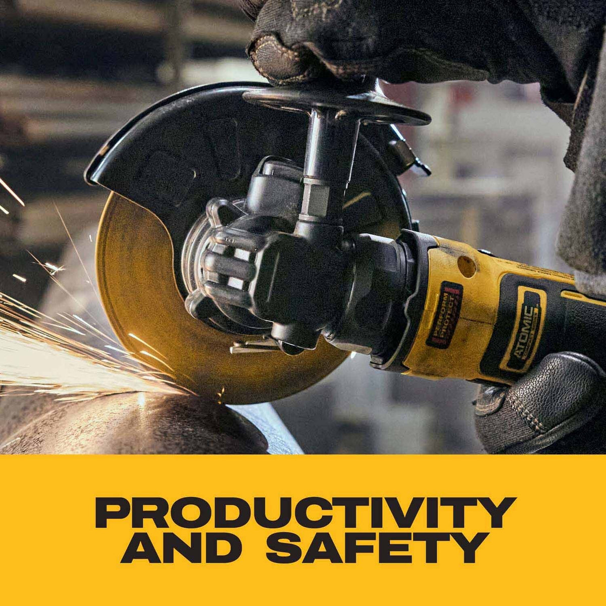 DeWalt DCG402B 20V MAX* ATOMIC 4.5 in. Angle Grinder (Tool Only) - 8