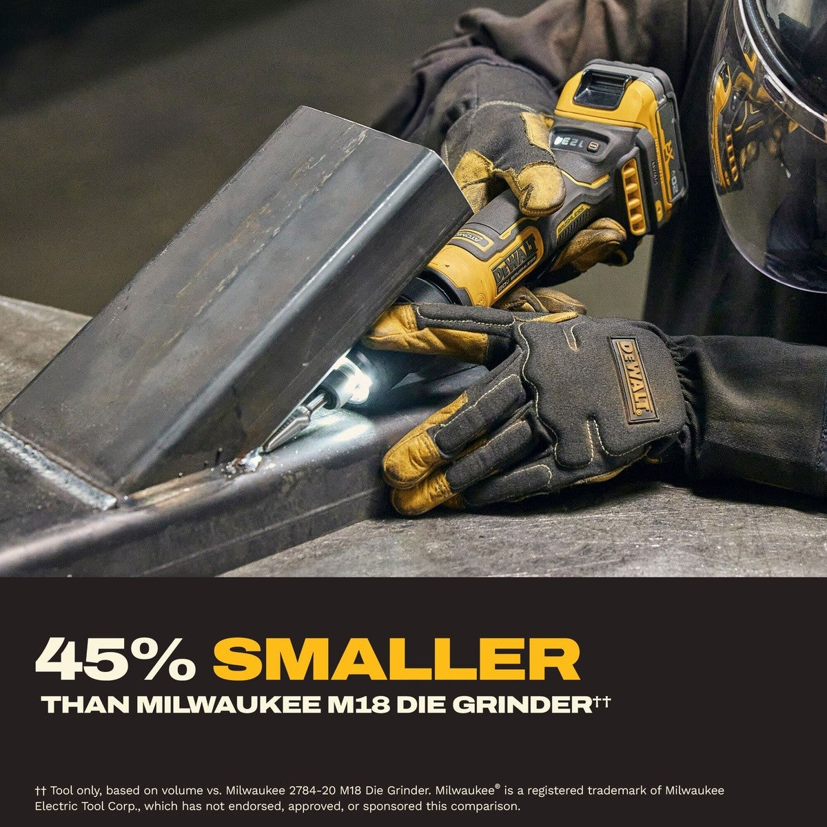 DeWalt DCG420E2 20V MAX* ATOMIC Die Grinder Kit with XR POWERSTACK - 7