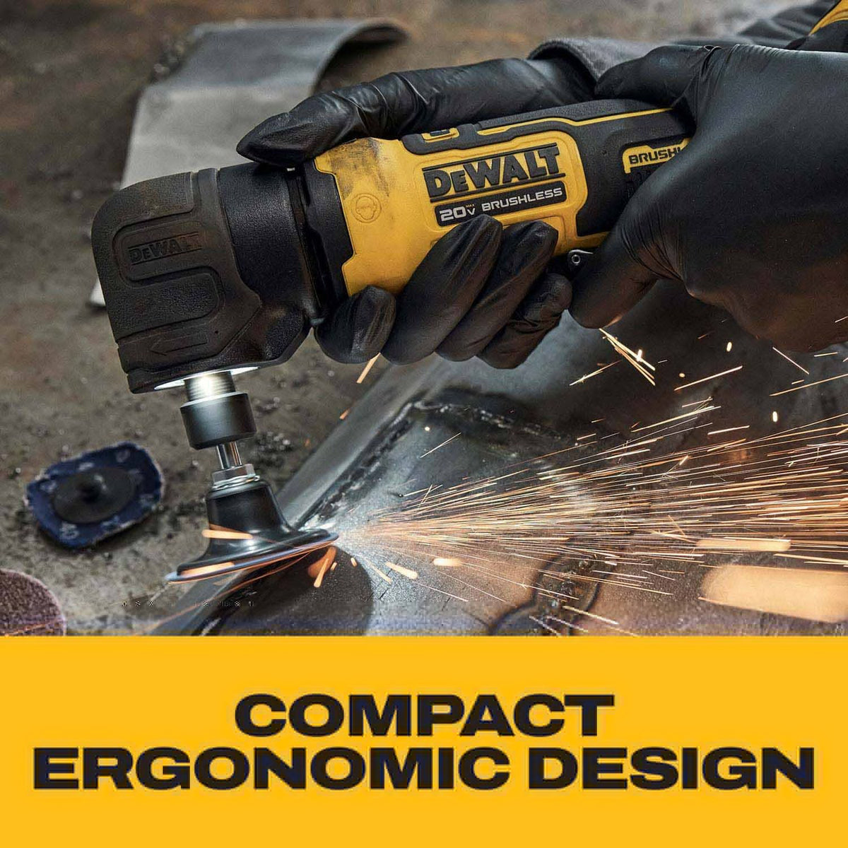 DeWalt DCG422B 20V MAX* ATOMIC Right Angle Die Grinder (Tool Only) - 9