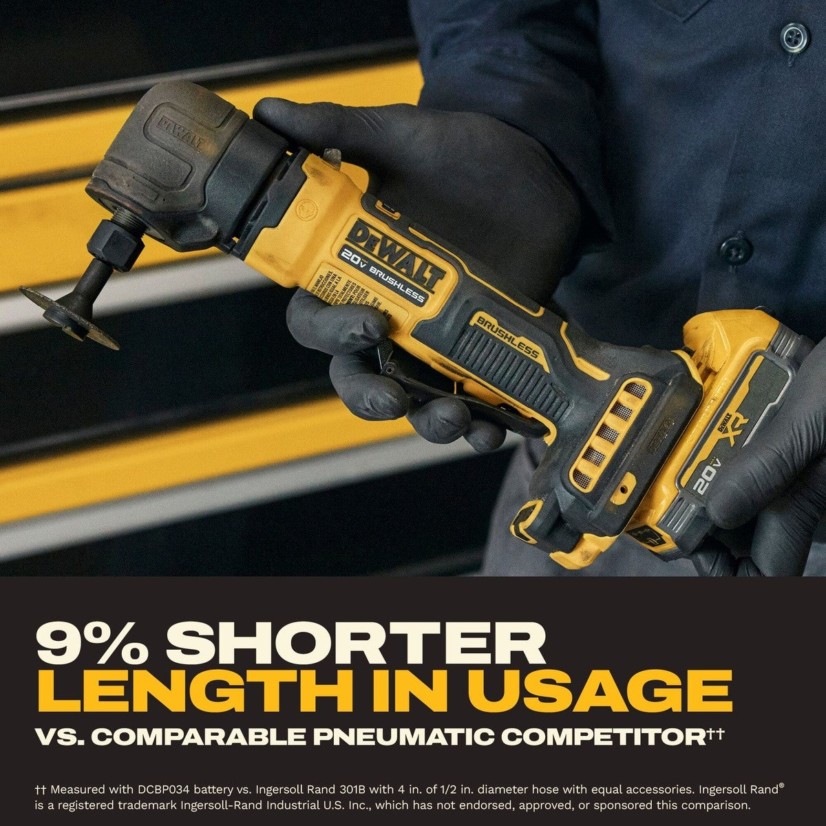 DeWalt DCG422E2 20V MAX* ATOMIC Right Angle Die Grinder Kit with XR POWERSTACK - 7
