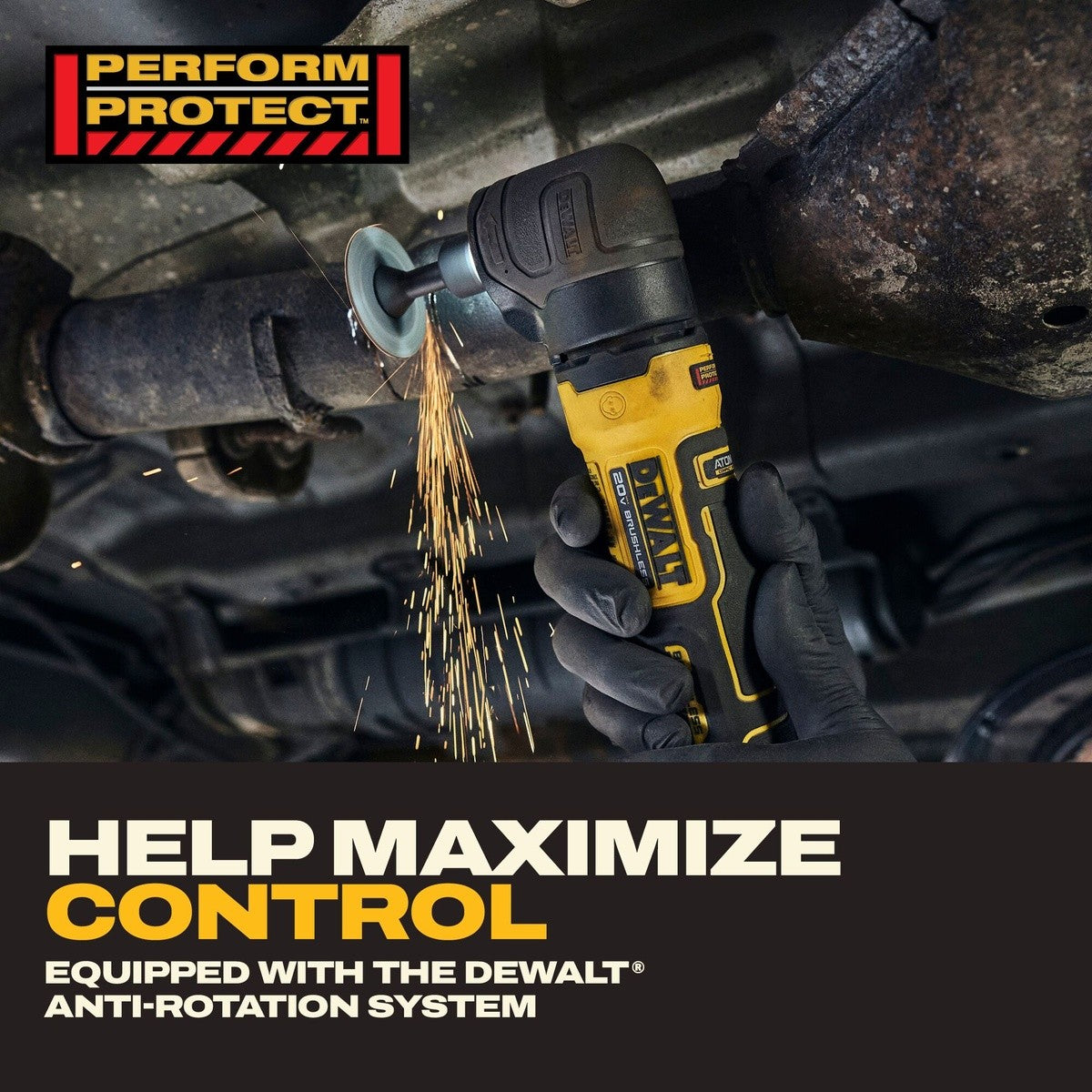 DeWalt DCG422E2 20V MAX* ATOMIC Right Angle Die Grinder Kit with XR POWERSTACK - 8