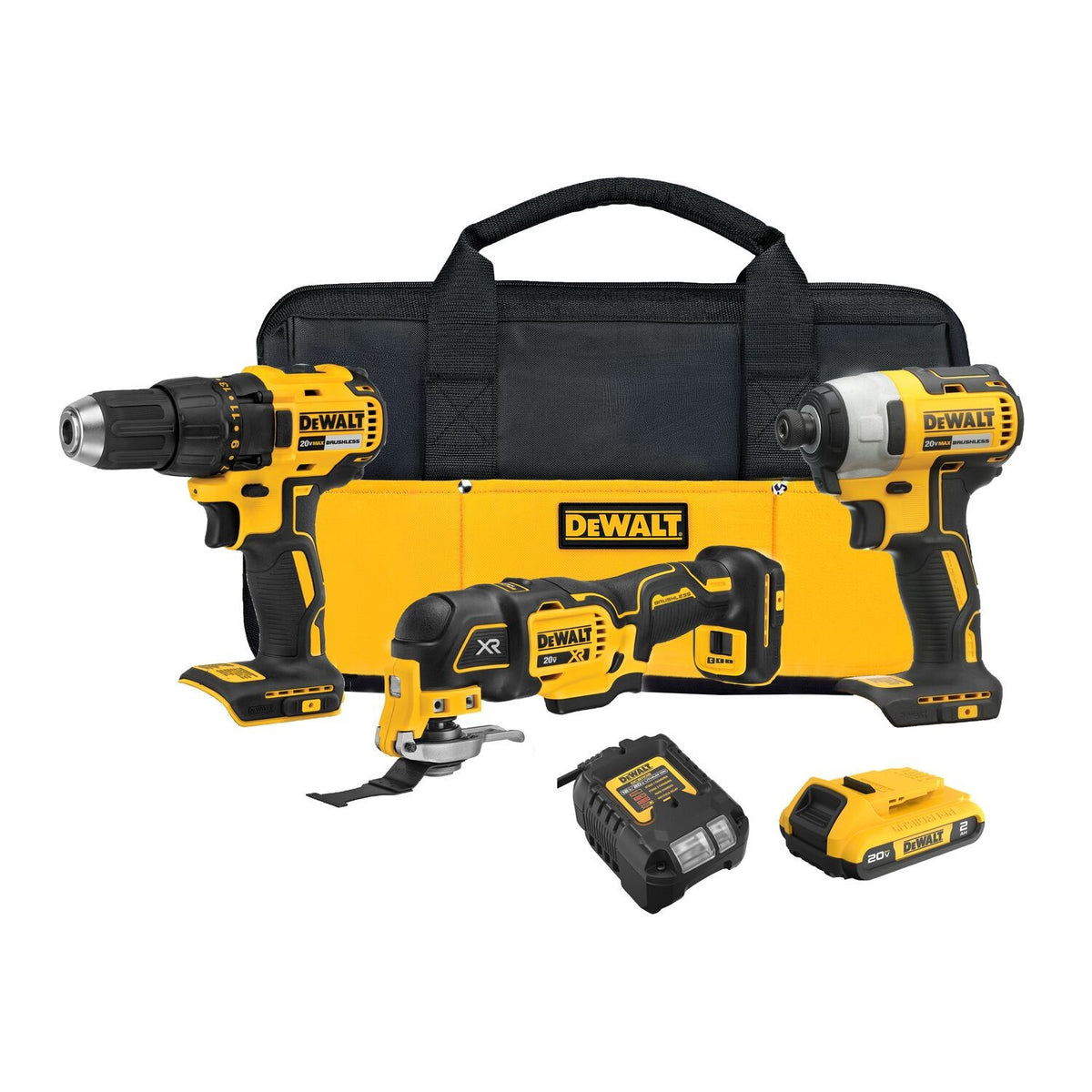 DeWalt DCK360D3 20V MAX 3-Tool Cordless Combo Kit with Batteries and Charger (3 Batteries)