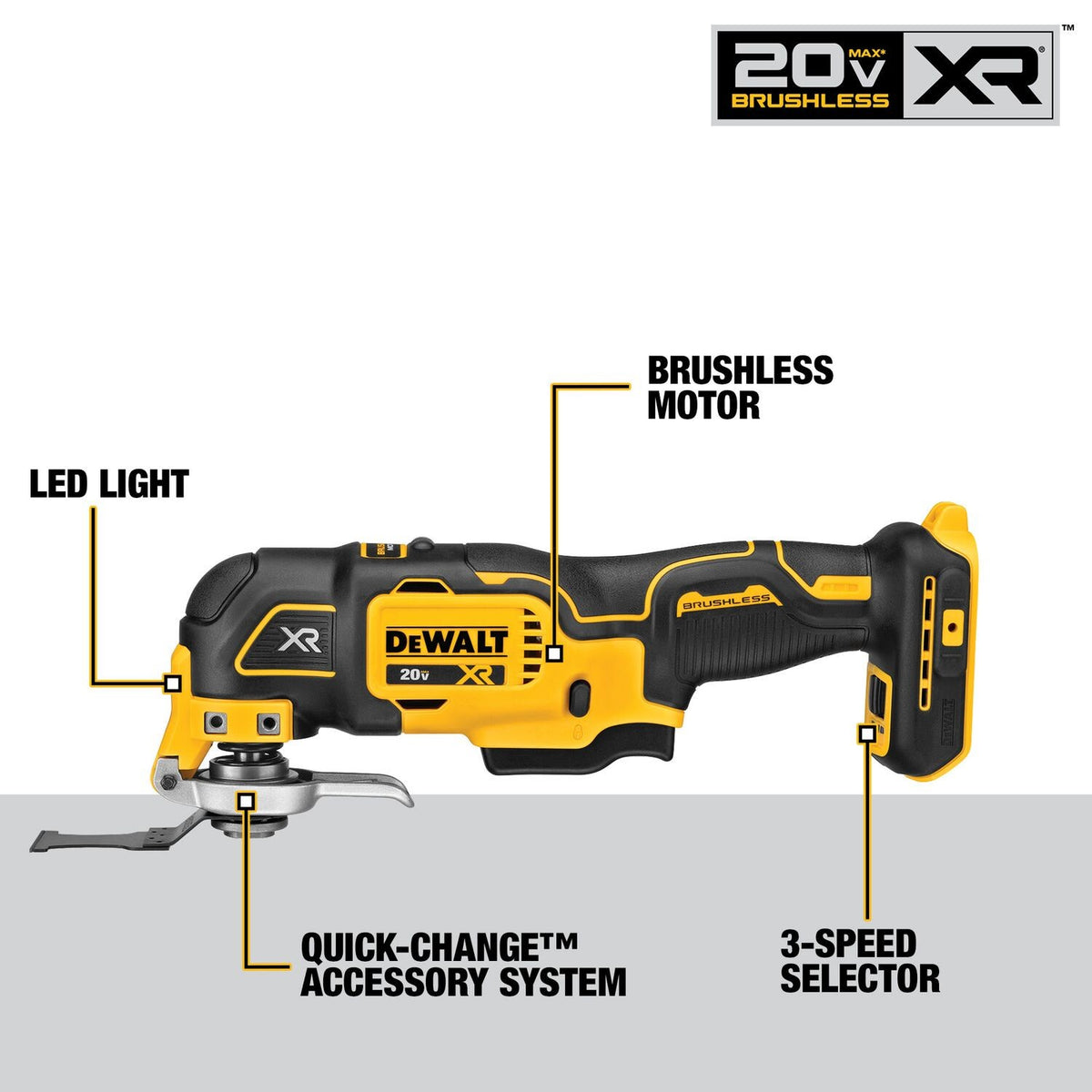 DeWalt DCK360D3 20V MAX 3-Tool Cordless Combo Kit with Batteries and Charger (3 Batteries) - 4