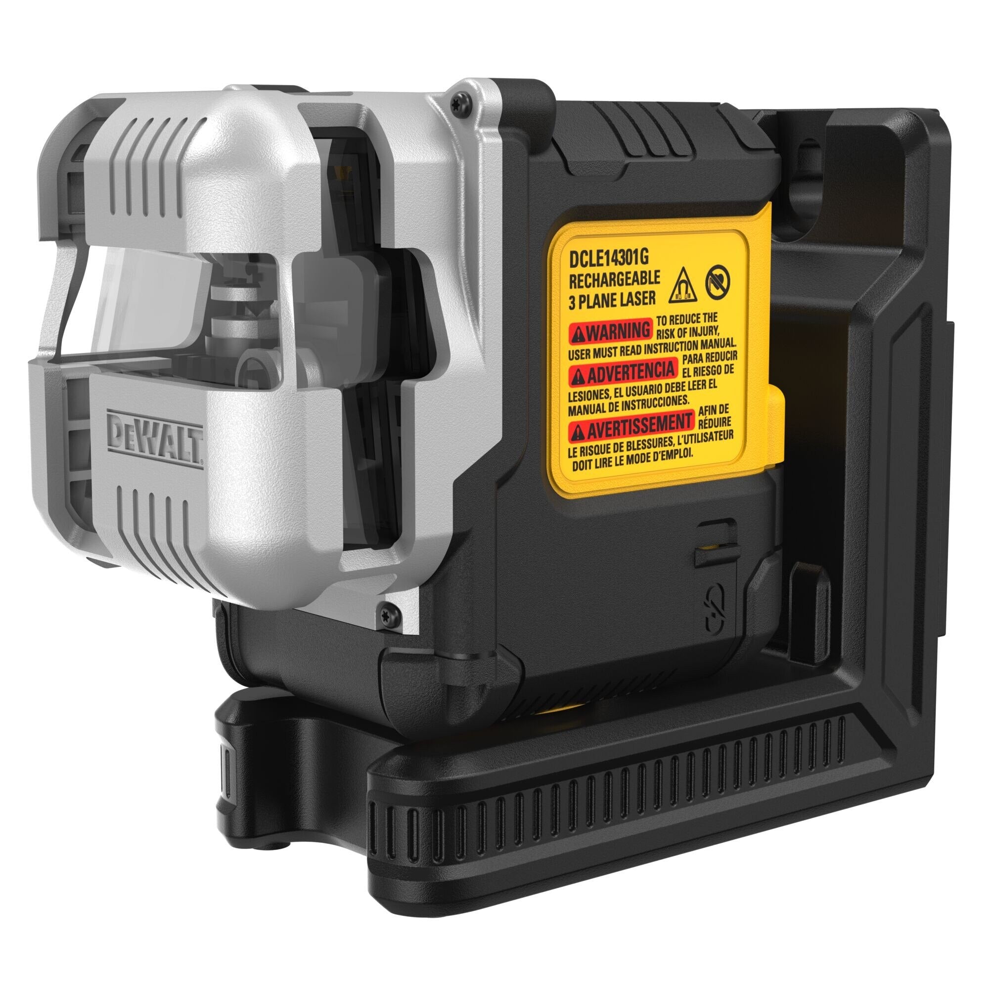 DeWalt DCLE14301G USB Rechargeable Green 3X180Line Laser Kit - 2