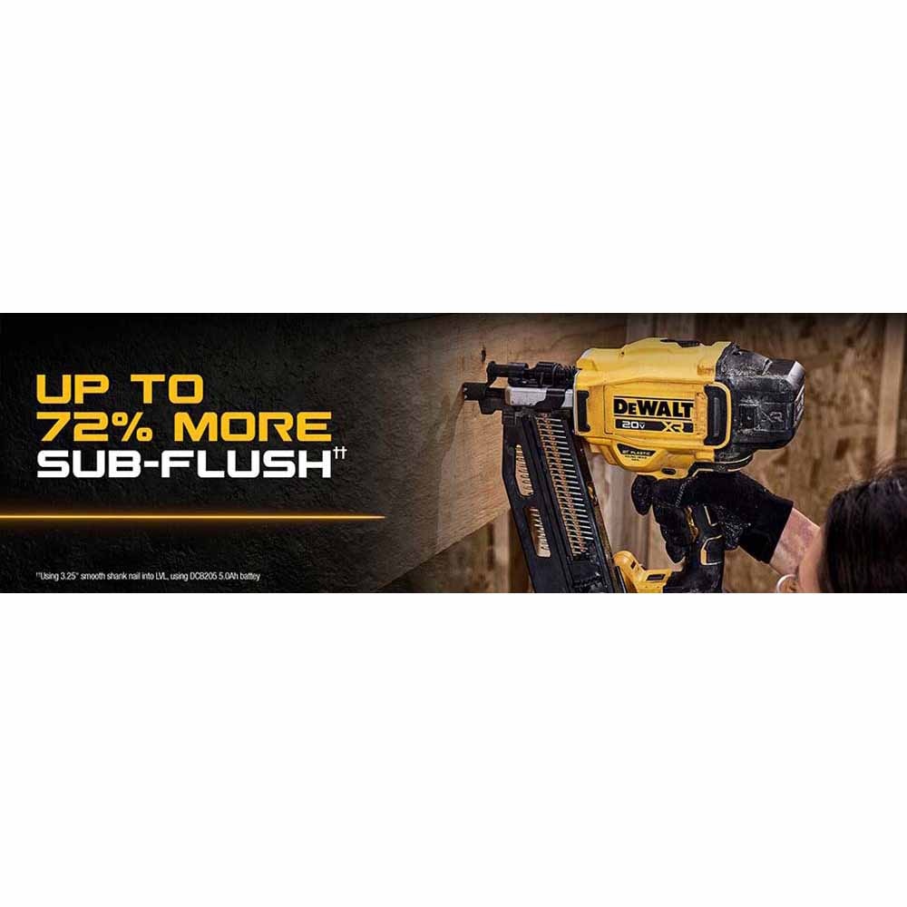 DeWalt DCN920B 20V MAX XR Brushless Cordless 21 Degree Plastic Collated Framing Nailer (Tool Only) - 15