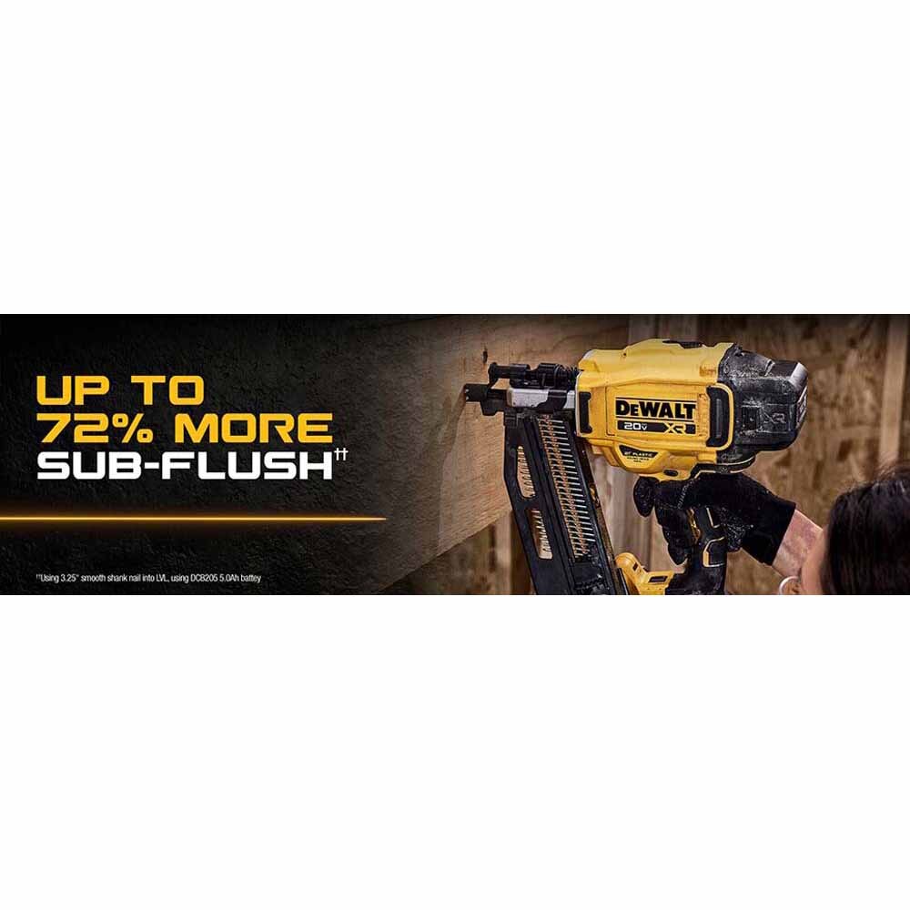 DeWalt DCN920B 20V MAX XR Brushless Cordless 21 Degree Plastic Collated Framing Nailer (Tool Only) - 15