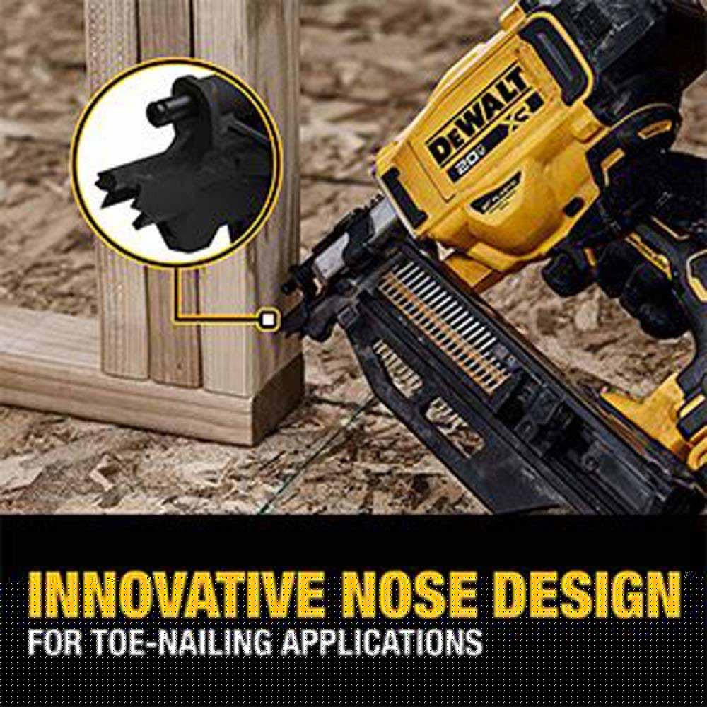 DeWalt DCN920B 20V MAX XR Brushless Cordless 21 Degree Plastic Collated Framing Nailer (Tool Only) - 17