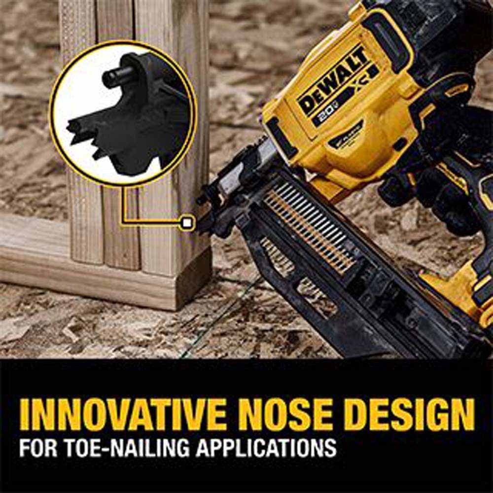 DeWalt DCN920B 20V MAX XR Brushless Cordless 21 Degree Plastic Collated Framing Nailer (Tool Only) - 17
