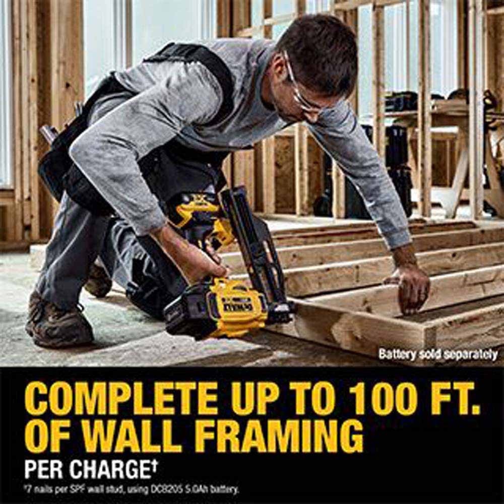 DeWalt DCN920B 20V MAX XR Brushless Cordless 21 Degree Plastic Collated Framing Nailer (Tool Only) - 19