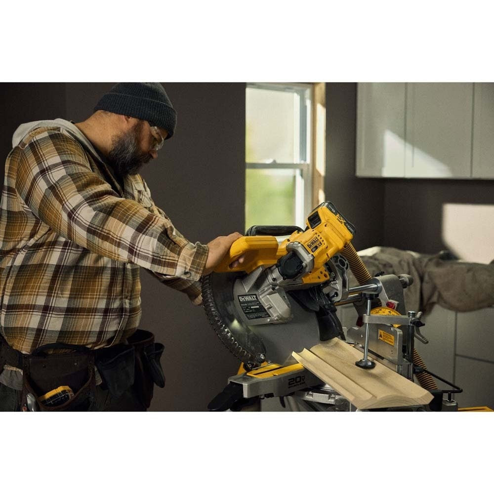 DeWalt DCS785B 20V MAX* XR 12" Double Bevel Sliding Miter Saw (Tool Only) - 9