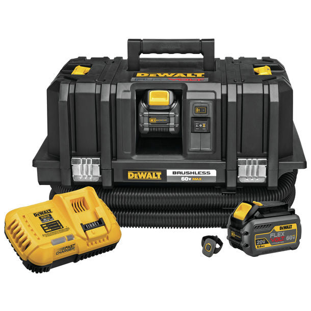 DeWalt DCV585T2 60V MAX* FLEXVOLT® Cordless Dust Extractor 2.0 GAL 125 CFM 6.0AH