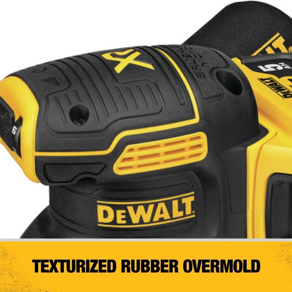 DeWalt DCW210P1 20V Max* XR 5" Cordless Random Orbital Sander Kit - 7