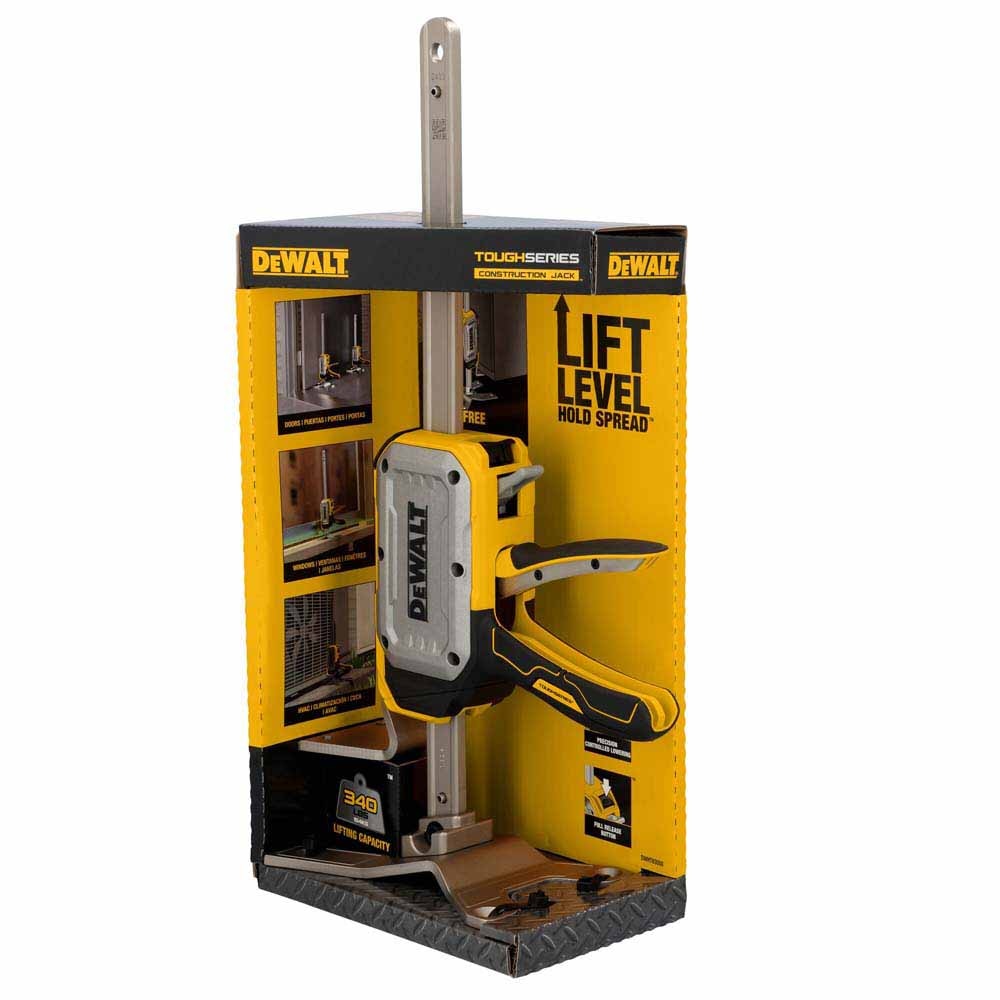 DeWalt DWHT83550 ToughSeries 8-3/4 in.Lift Height , 340 lb. Capacity Construction Jack - 12