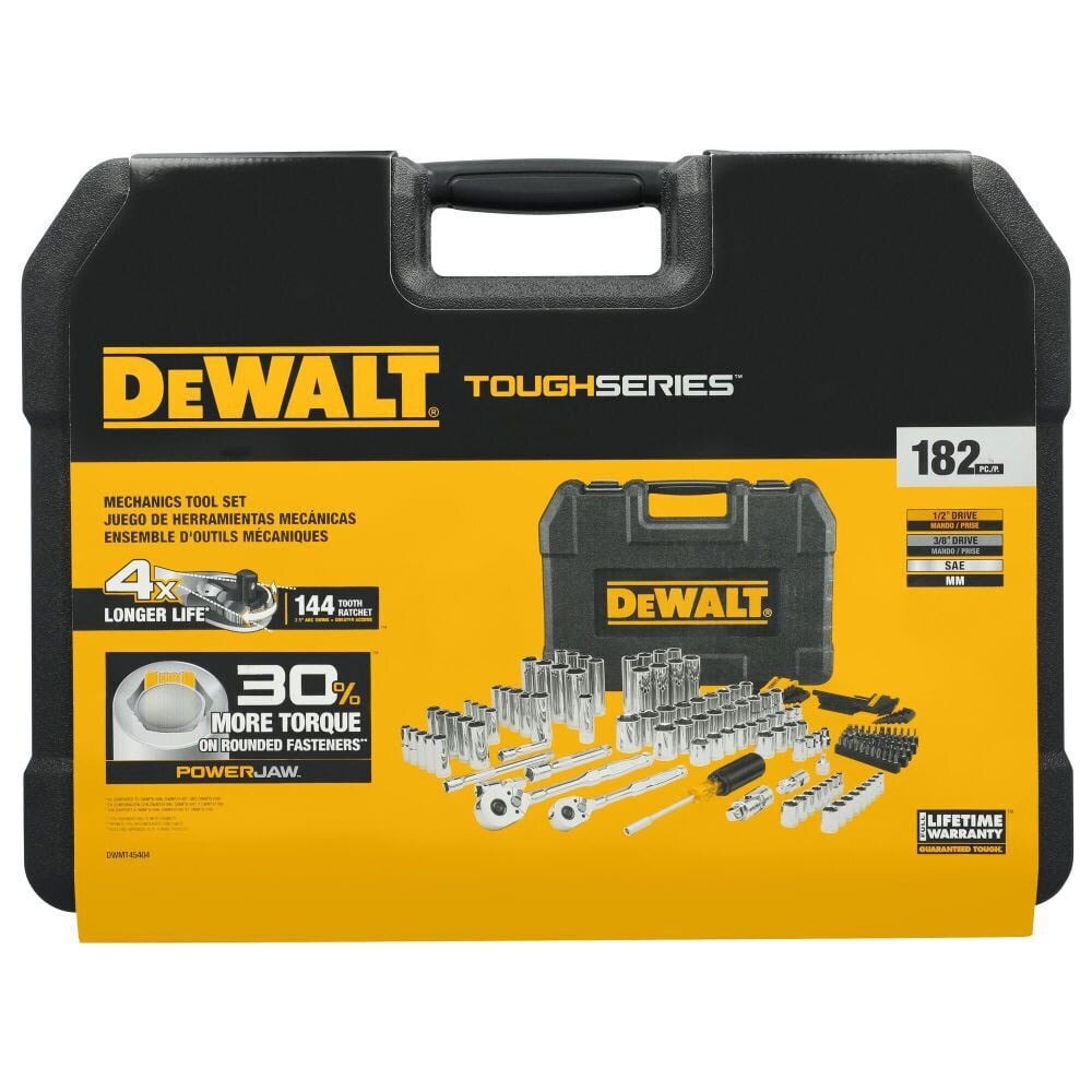 DeWalt DWMT45404 TOUGHSERIES 182-Piece 3 Drive Mechanics Tool Set - 3