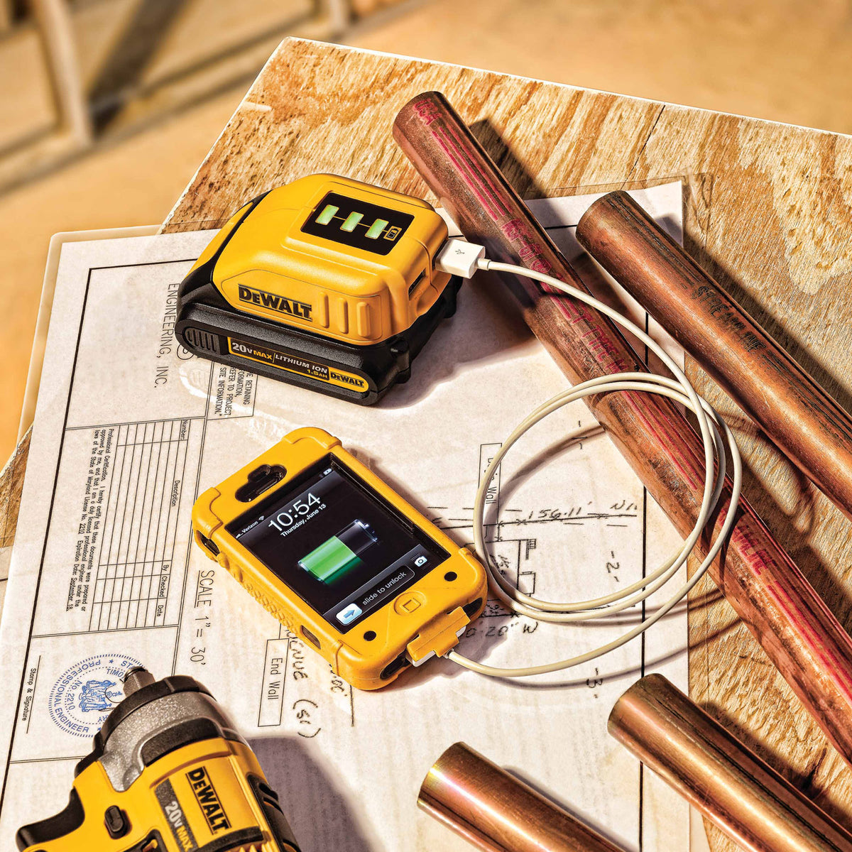 DeWalt DCB090 12V/20V MAX* USB Power Source - 4