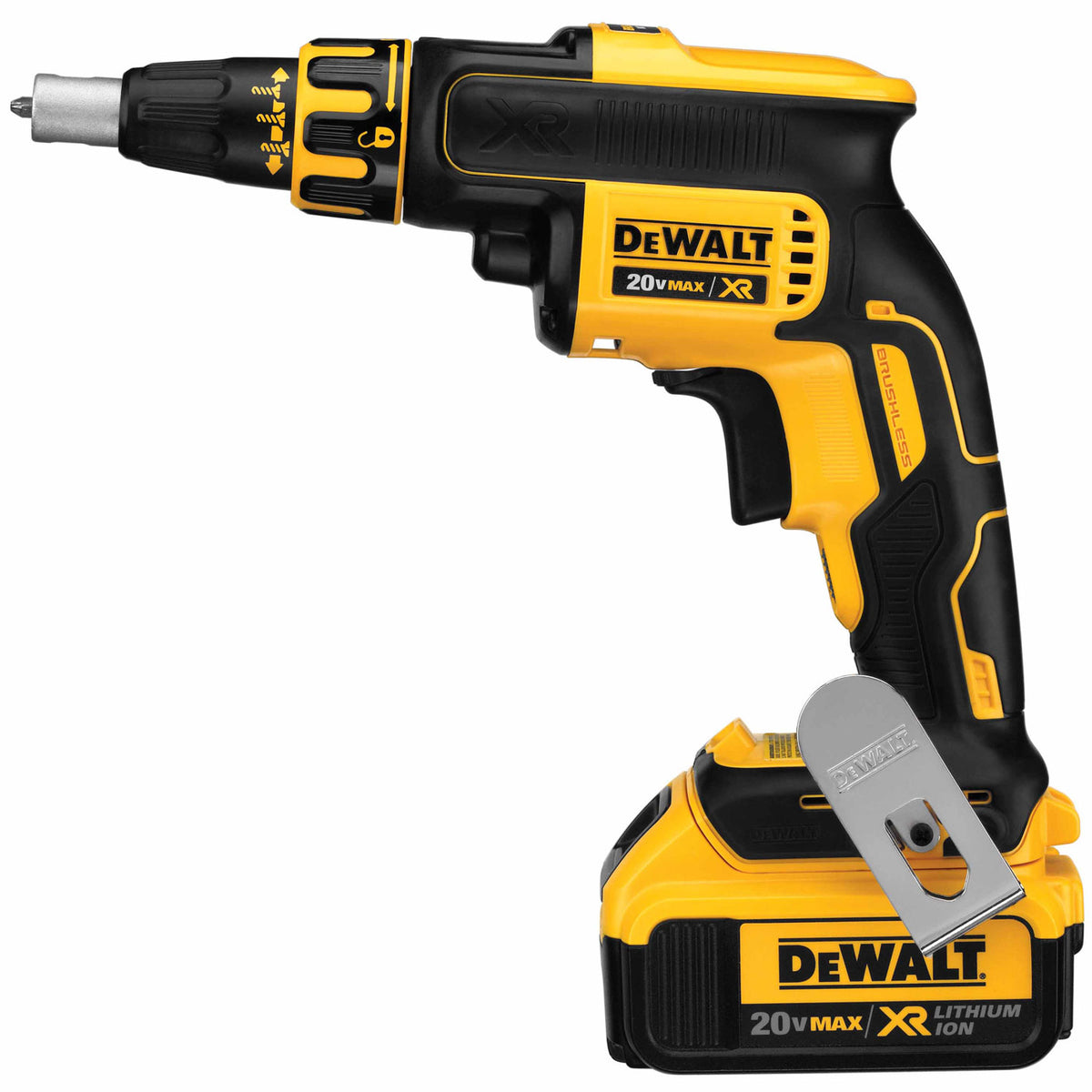 DeWalt DCF620M2 20V MAX XR Li-Ion Brushless Drywall Screwgun Kit - 2