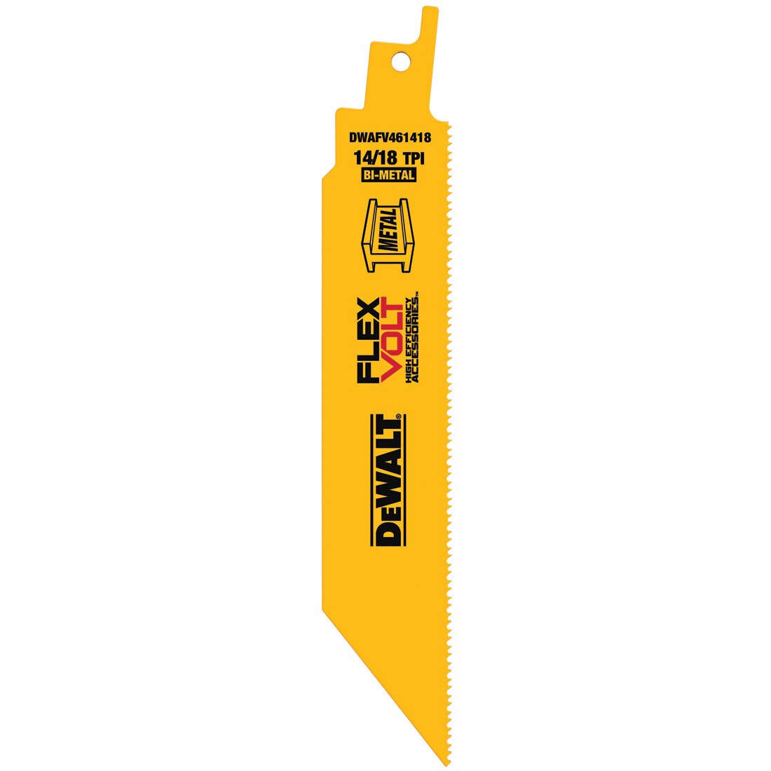 DeWalt DWAFV461418 6" 14/18TPI Metal Reciprocating Saw Blade 5 Pack
