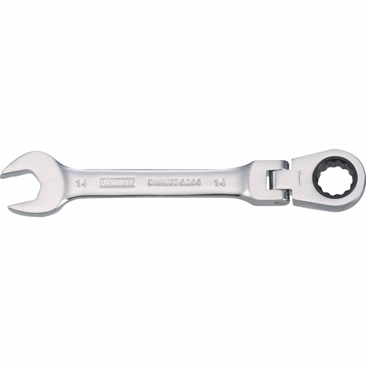 Dewalt DWMT75205OSP Mechanics Flat Head Ratcheting Combination Wrench 14 MM