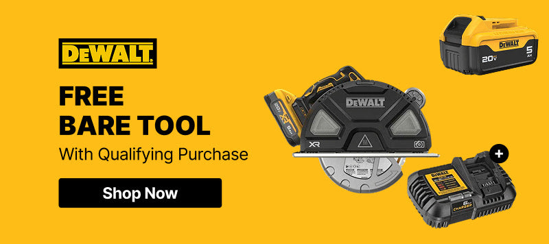 DeWalt - Free Bare Tools with Select Purchase