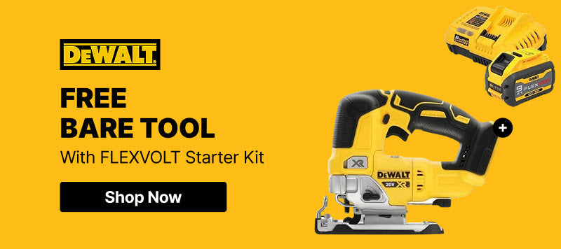 DeWalt - Free Bare Tool with FlexVolt Starter Kit
