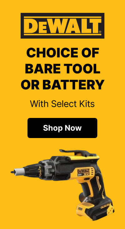 DeWalt - Free Bare Tool of Battery with Select Kits