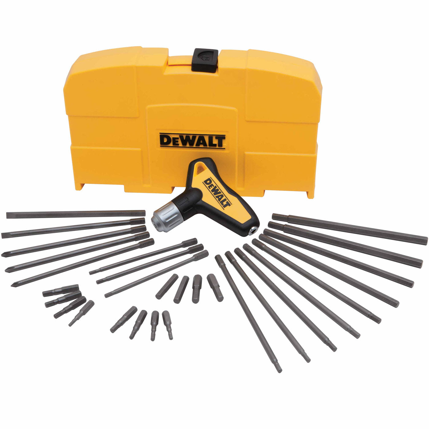 DeWalt DWHT70265 Ratcheting T-Handle Set - 31Pc