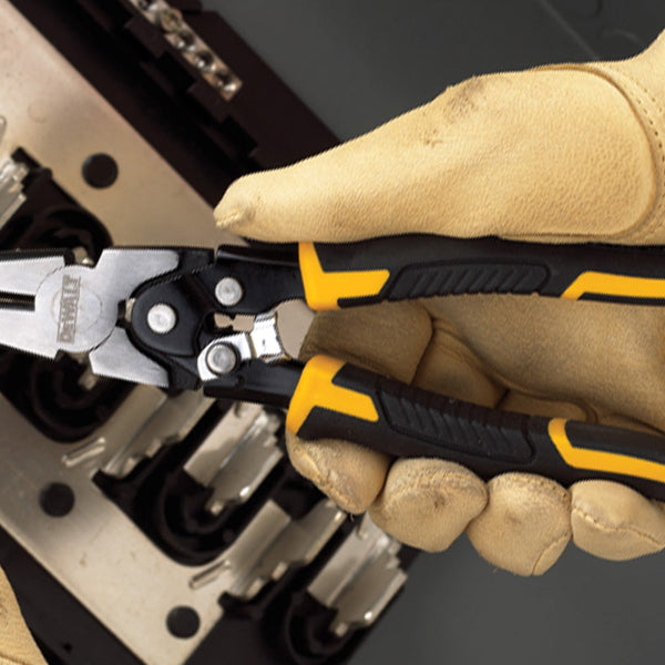 Pinze A Pressione DEWALT DWHT70486 - Set 2 Pezzi (10 E 8 Pollici), Testa Sottile, Blocco Push-Lock