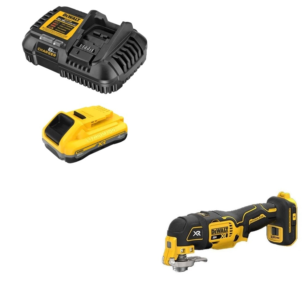 DeWalt DCB2104C Battery/Charger Kit W/ FREE DCS356B Multi-Tool