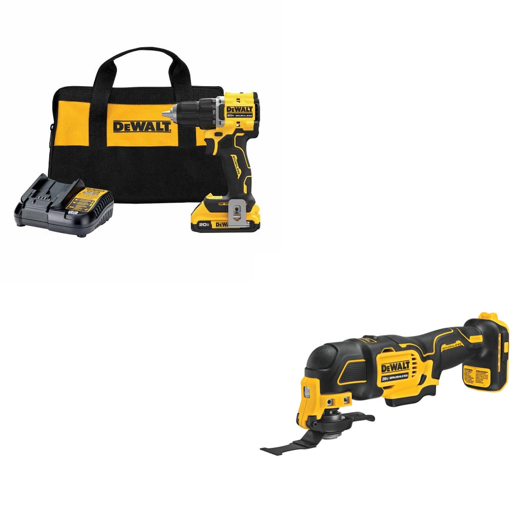 DeWalt DCD794D1 ATOMIC 20V MAX Drill/Driver Kit w/ DCS354B 20V MAX Multi-Tool