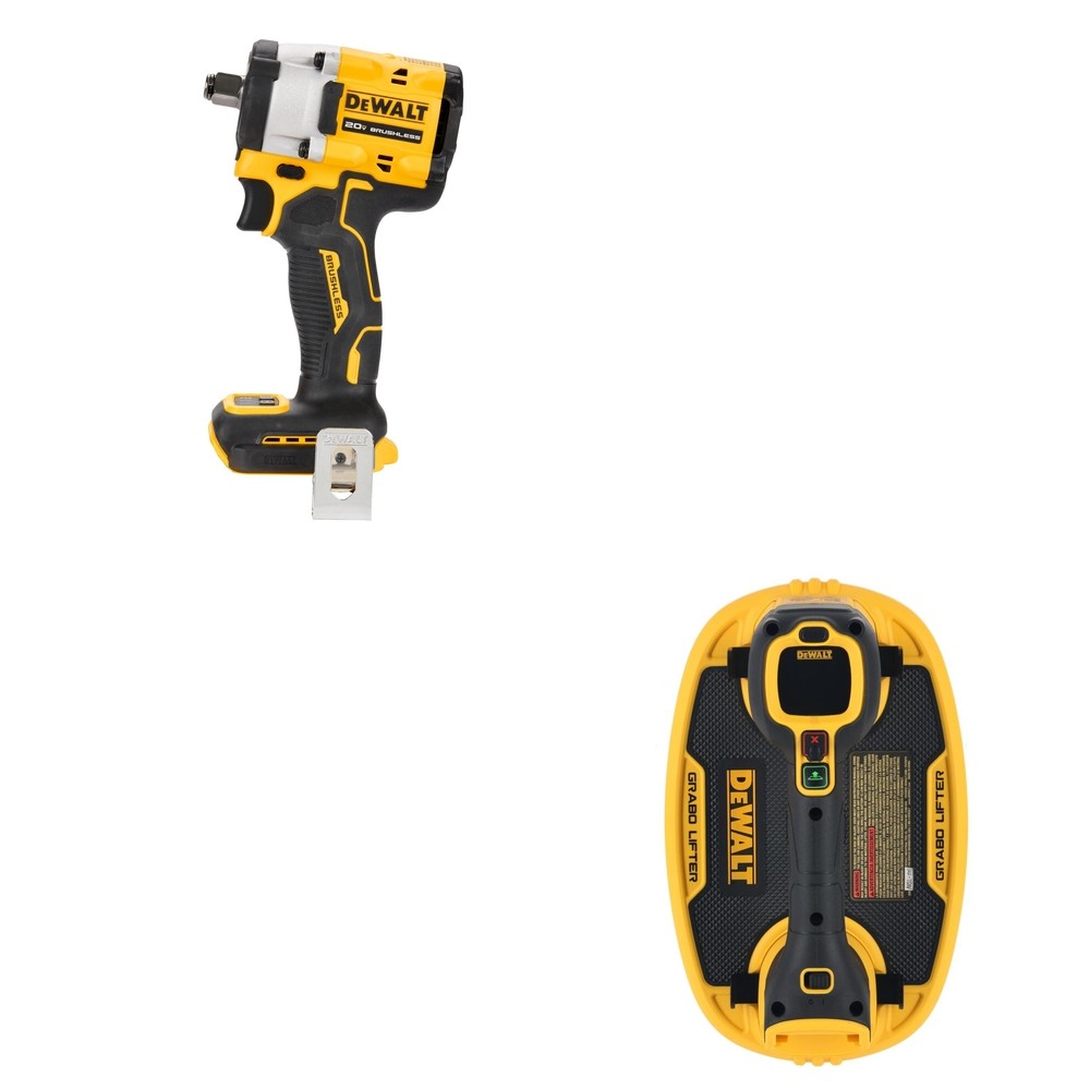 DeWalt DCF921B ATOMIC 20V MAX 1/2 in. Impact Wrench W/ DCE592B Vacuum Lifter