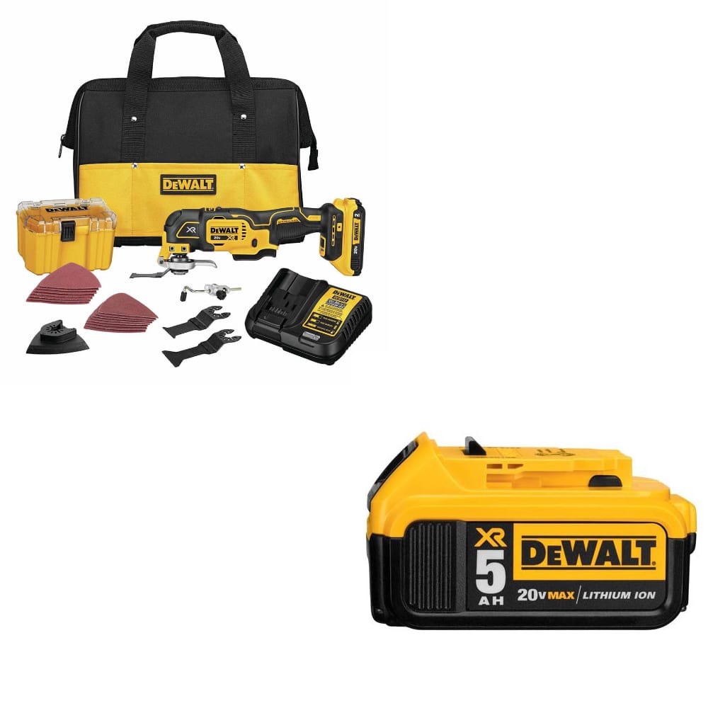DeWalt DCS356D1 20V MAX XR Multi-Tool Kit W/ FREE DCB205 20V MAX XR Battery Pack