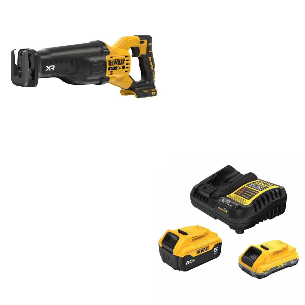 DeWalt DCS384B Reciprocating Saw Kit W/ FREE DCB245-2C Starter Kit