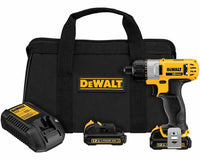 DeWalt DCF610S2 1/4" 12V MAX Cordless Screwdriver Kit