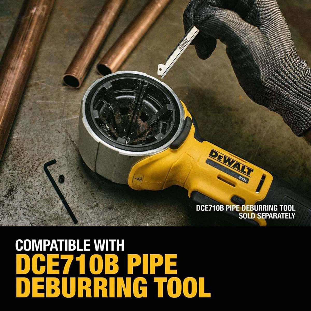 DeWalt DCE7101 20V MAX Deburring Tool Replacement Blades - 4