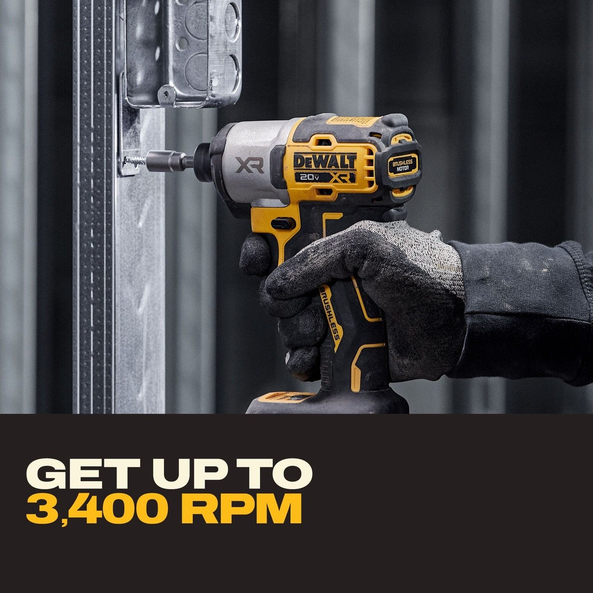 DeWalt DCK2101QQ1WW1 20V MAX XR Brushless 1/2" Hammer Drill and 1/4" Impact Driver Combo Kit with POWERPACK Batteries (2 Batteries, Charger, Bag) - 8