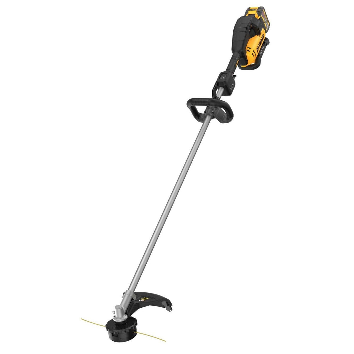 DeWalt DCST980X2 60V MAX Brushless 17.5 in. String Trimmer Kit with LED Display and D-Ring Handle (2 Batteries)