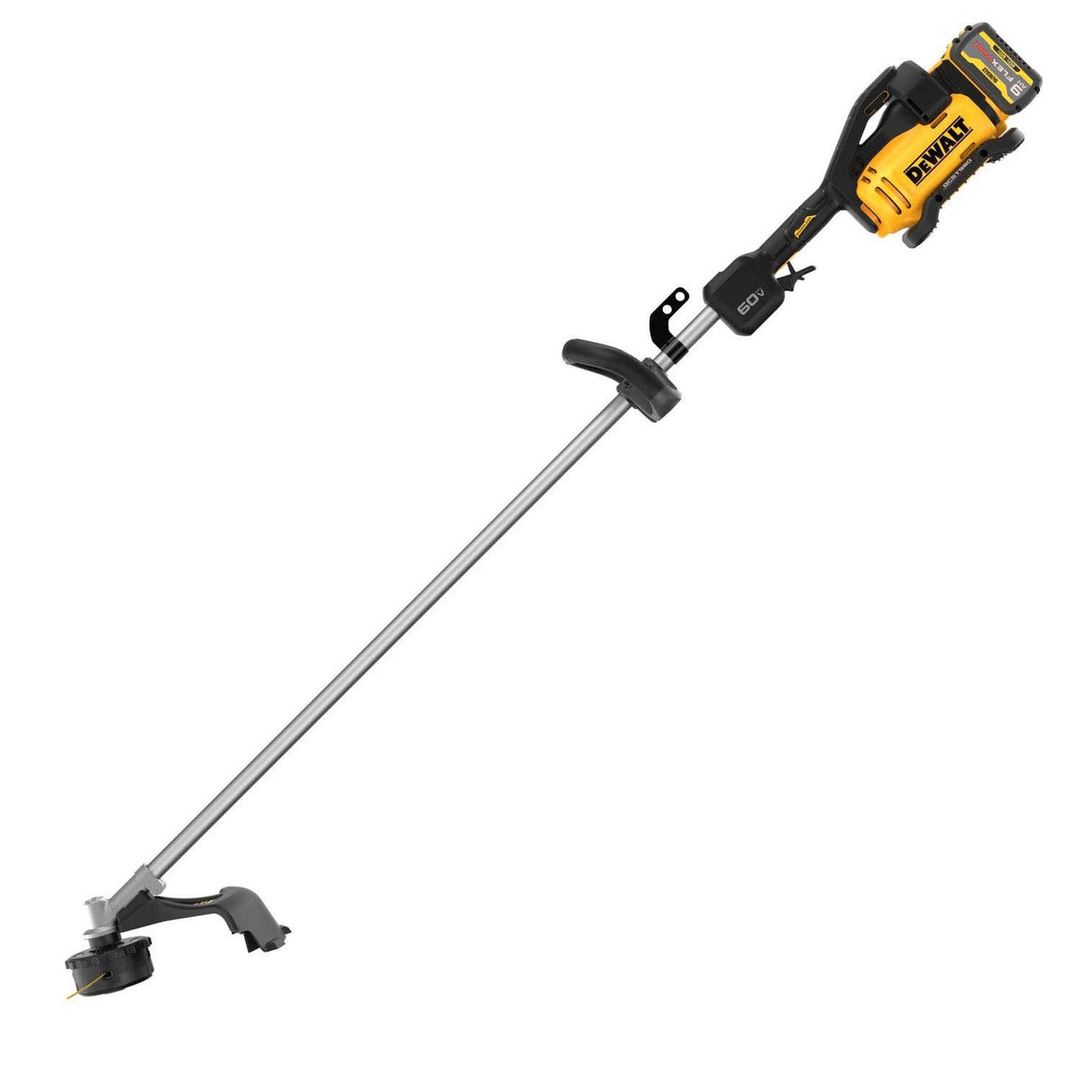 DeWalt DCST980X2 60V MAX Brushless 17.5 in. String Trimmer Kit with LED Display and D-Ring Handle (2 Batteries) - 2