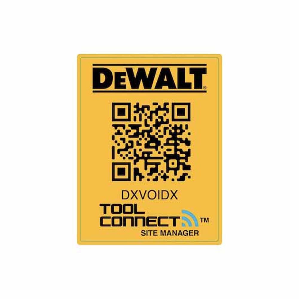 DeWalt DCE051 QR Sticker (Large) 100 Count
