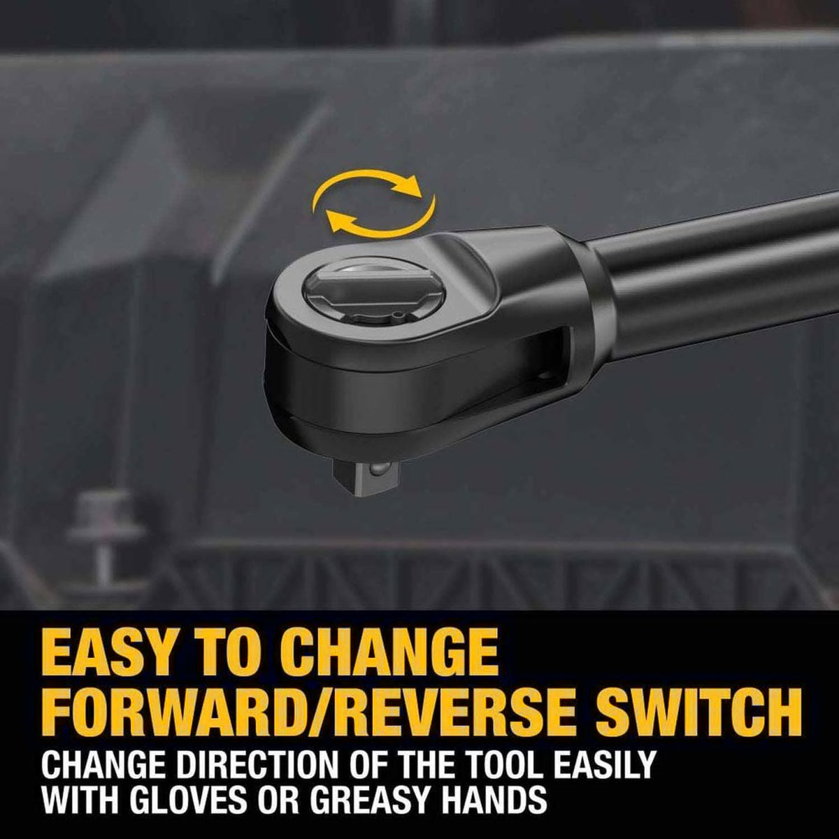 DeWalt DCF513EB 20V MAX ATOMIC Brushless Cordless 3/8 in. Extended Reach Ratchet (Tool Only) - 8