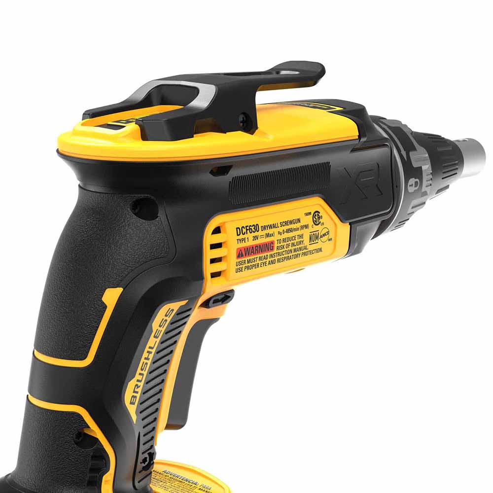 DeWalt DCF630D2 20V MAX XR Brushless Cordless Drywall Screwgun Kit (2 Batteries) - 9