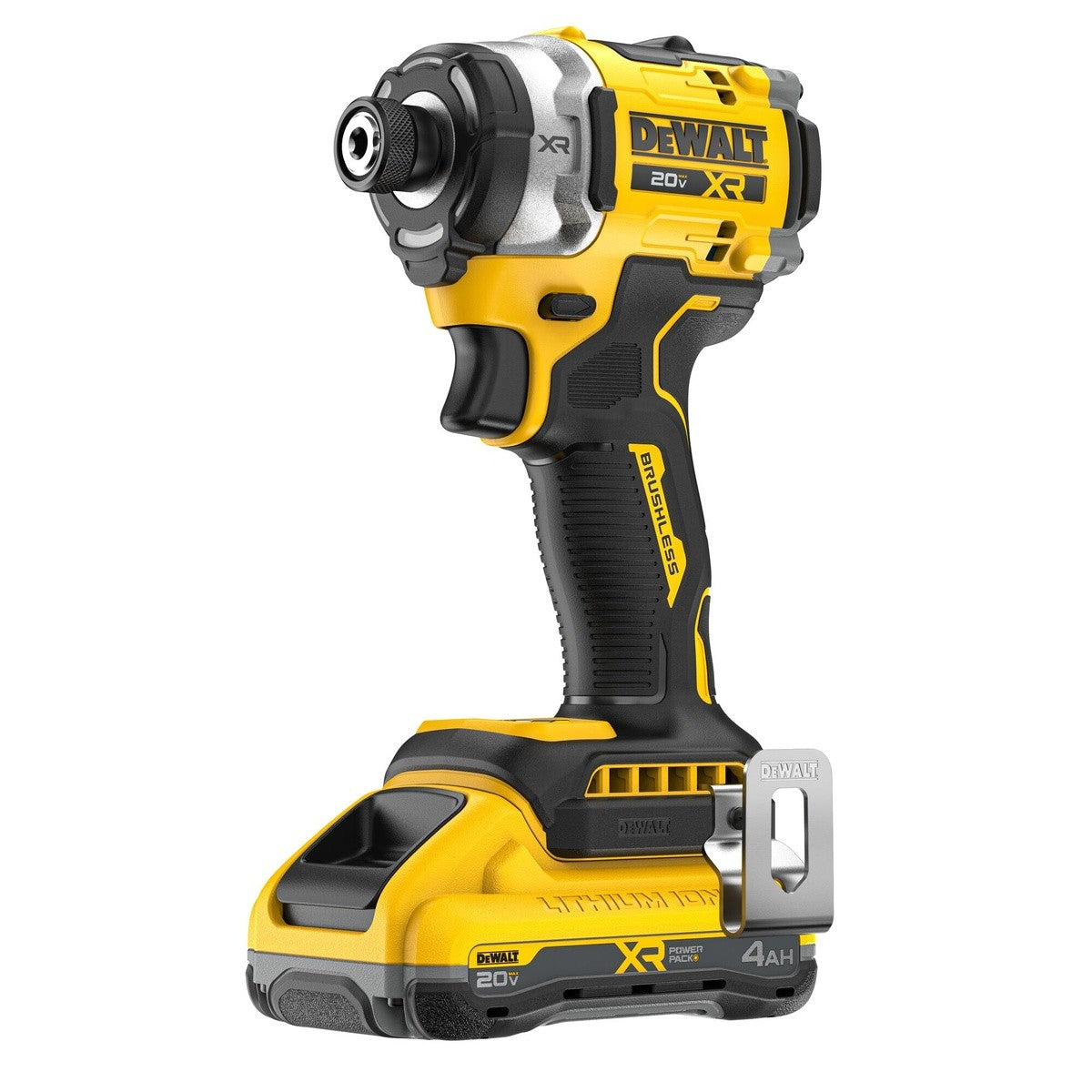 DeWalt DCF860QQ1 20V MAX XR Brushless Cordless High Torque 1/4 in. Impact Driver Kit w/ XR POWERPACK - 3