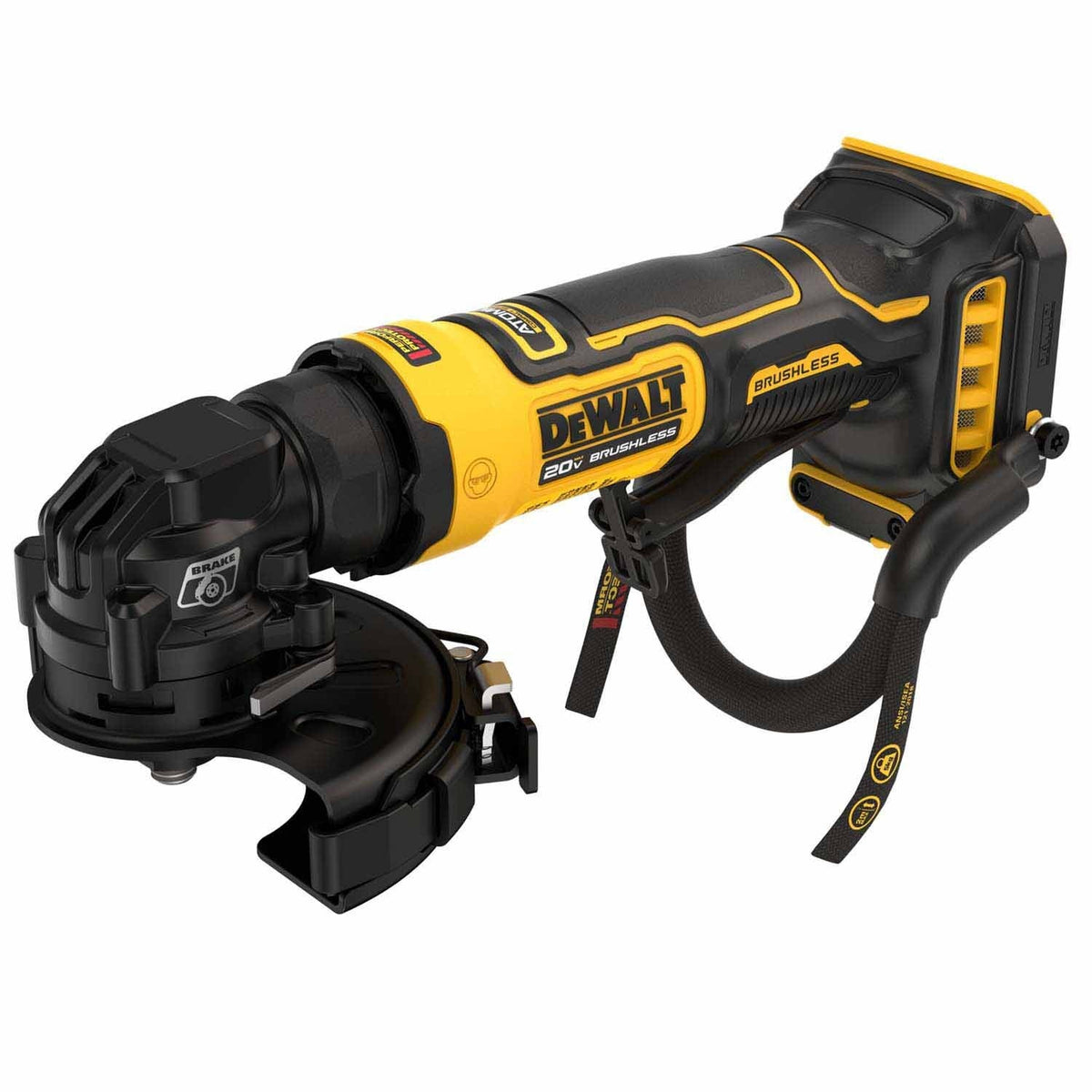 DeWalt DCG400BLR ATOMIC 20V MAX* 4 in. Angle Grinder with Lanyard Ready Attachment Point (Tool Only) - 4
