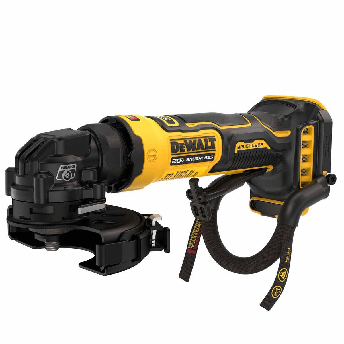 DeWalt DCG400BLR ATOMIC 20V MAX* 4 in. Angle Grinder with Lanyard Ready Attachment Point (Tool Only) - 6