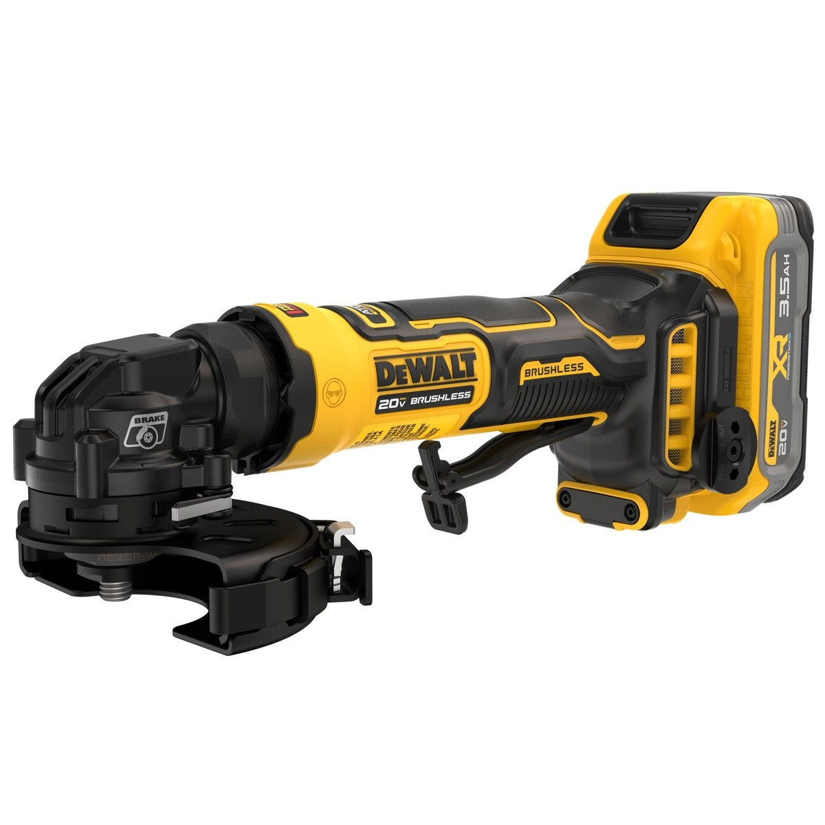 DeWalt DCG400S2 ATOMIC 20V MAX* 4 in. Angle Grinder Kit with XR POWERSTACK - 2