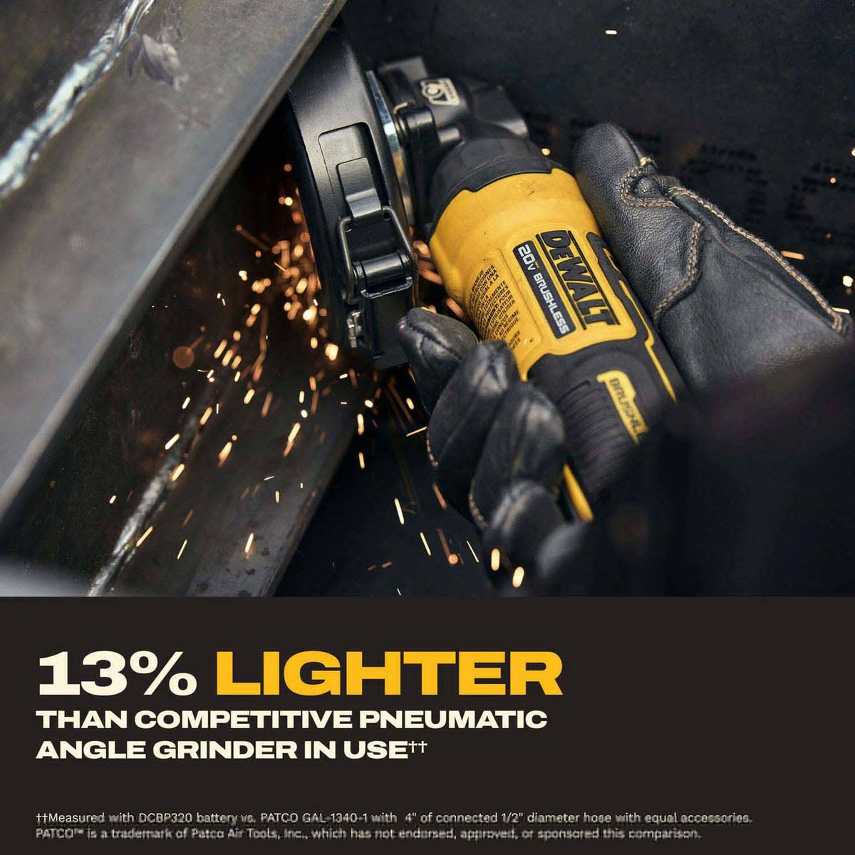 DeWalt DCG400S2 ATOMIC 20V MAX* 4 in. Angle Grinder Kit with XR POWERSTACK - 14